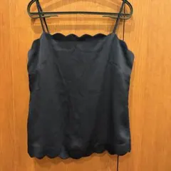 BANANA REPUBLIC スカラップ キャミソール ネイビー XSのサムネイル