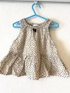 ♡美品♡BeBe水玉模様フリルワンピース