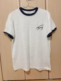 TOMMY HILFIGER リンガーTシャツ 半袖 Lサイズ　ユニセックス