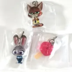 ズートピア めじるしアクセサリー ニック ジュディ アイスキャンデー まとめ売り