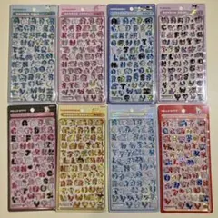 【正規品】ボンボンドロップシール　サンリオ　アルファベット　8点　コンプリート