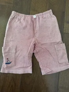 ファミリア　110サイズ 半ズボン 船の刺繍