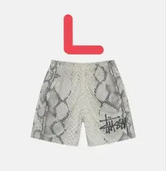 【正規品】stüssy MESH SHORT SNAKE SKIN Lサイズ