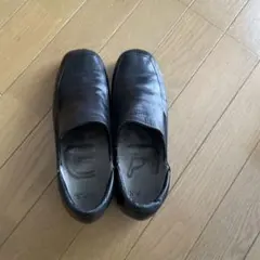 黒レザー ローファー レディースのサムネイル