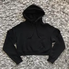 MONCLER モンクレール クロップド丈 テープロゴ フードパーカー 21年 