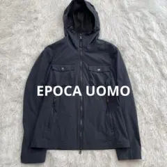 EPOCA UOMO】防水フード付ダブルポケットジップアップマウンテン