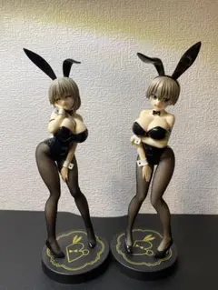 ク*ス様 宇崎ちゃんは遊びたい！ω宇崎花、宇崎月バニーフィギュア2個セット