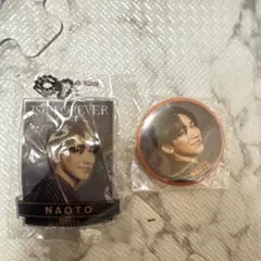 NAOTO 缶バッジとストラップセット