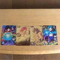 スーパードラゴンボールヒーローズCP孫悟空GT.ブロリー、ベジータ、孫悟空ゼノ