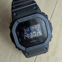 CASIO G-SHOCK DW-5600BB 腕時計 オールブラック 反転液晶