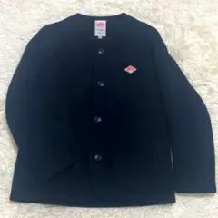 ダントン DANTON ウールモッサノーカラーコート 濃紺 サイズ36