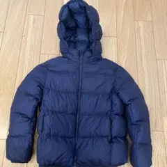 ウルトラライトダウン　紺　140 ネイビー　ユニクロ