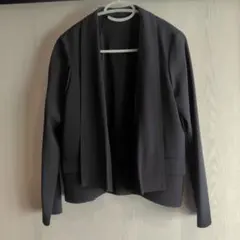 レキップ　ネイビー ノーカラージャケット