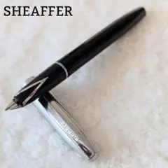 Sheaffer インレイニブ 万年筆 ビンテージ USA製 ブラック 黒のサムネイル