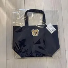 【新品未使用】フェイラー オールドテディ ワッペントートバッグ L 小 ネイビー