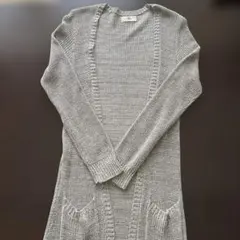 rps ロングカーディガン グレー