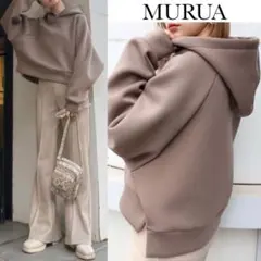 ムルーア　ボンディング　ショート　パーカー