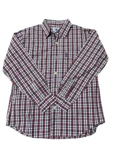 J.PRESS Kids ロングポロシャツチェック柄 140cm