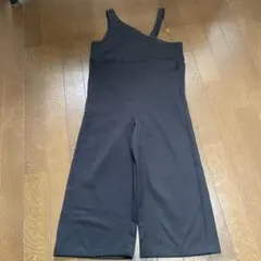 サロペット オールインワン ワイドパンツ