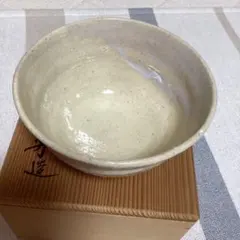 金重素山 粉引茶碗 （人間国宝、金重陶陽の弟） - メルカリ