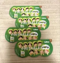 【美品】SnowMan カルビーCalbee ミーノ フライヤー 非売品 4枚