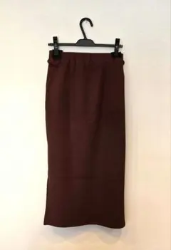 アクアガレージ　裏起毛 タイト スカート 裏起毛スカート ロングタイトスカート