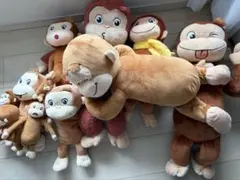 おさるのジョージ　ぬいぐるみセット　パペットものサムネイル