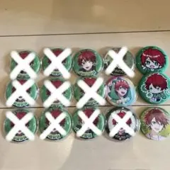 カラフルピーチ　じゃぱぱ　缶バッジ　6個