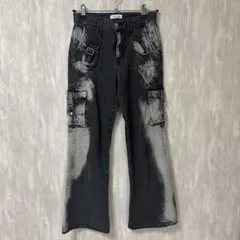 LAGUA GEM WIDE FLARE CARGO PANTS - メルカリ