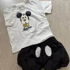 ミッキーマウス Tシャツ＆パンツセット
