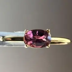 トルマリンのオーバルファセットリング260309