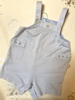 familiar ギンガムチェックロンパース 70 美品 です