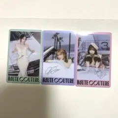 MISAMO HAUTE COUTURE アルバム　トレカ　3枚