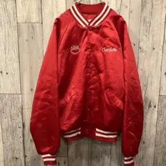 70s 80s USA製 King Louie ナイロンスタジャン オール刺繍