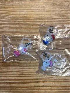 ハローキティ めじるしアクセサリー お花 スタンダード チャーミー 3点セット