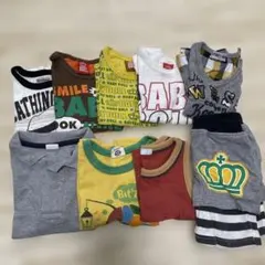 子ども服　まとめ売り　90 夏物　baby doll 9点