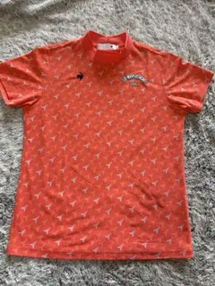 ゴルフ　LE COQ SPORTIF レディースシャツ オレンジ