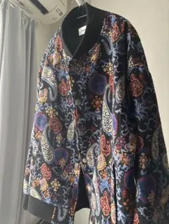 ペイズリー柄カジュアルジャケット