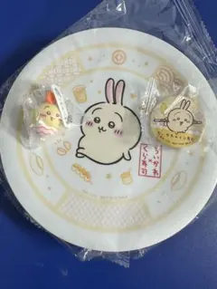 ちいかわ くら寿司 コラボ 寿司皿 うさぎ+フィギュア
