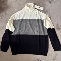 新品　ユニクロ +J メリノブレンド タートルネック セーター ニット XL