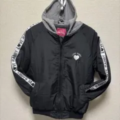 Love Rabby フード付きジャケット 160サイズブラック