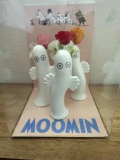 ムーミン　ニョロニョロ　花瓶 一輪挿し 3点セット