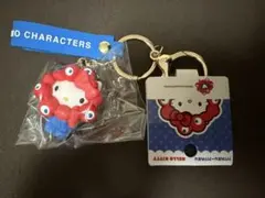 大阪万博 なりきりキティ キーホルダー ミャクミャク