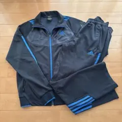 adidas ジャージ上下セット ネイビー/ブルー