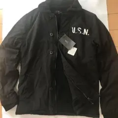 【新品】ミリタリーデッキジャケット(BLK)