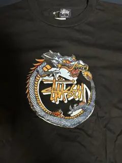 新品】ステューシー 両面プリント 竜 DRAGON Tシャツ L 黒 - メルカリ
