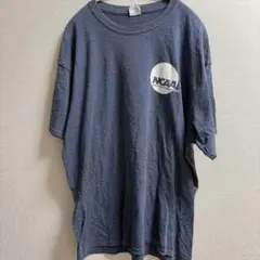ポートアンドカンパニー ロゴ Ｔシャツ 丸首 半袖 3L 紺 綿ポリ ゆったりのサムネイル