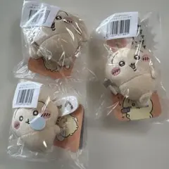 ちいかわ　うさぎだらけくじ　E賞　ぬいぐるみバッジ　ヤハ