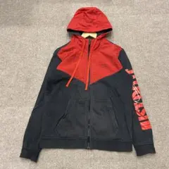 【R776】 NIKE ジップアップ パーカー サイズL ブラック 黒