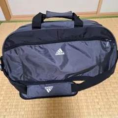 パ*ル様 adidas ボストンバッグ グレー ナイロン製